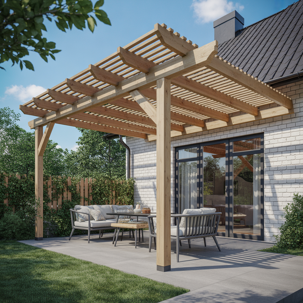 6.Sa bygger du en pergola som ger skugga och ventilation