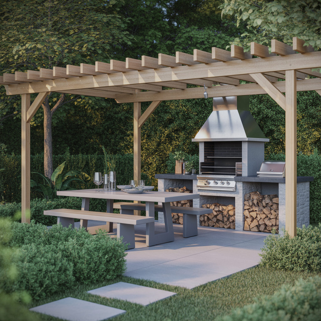9.Hur du bygger en snygg och funktionell grillplats i tradgarden