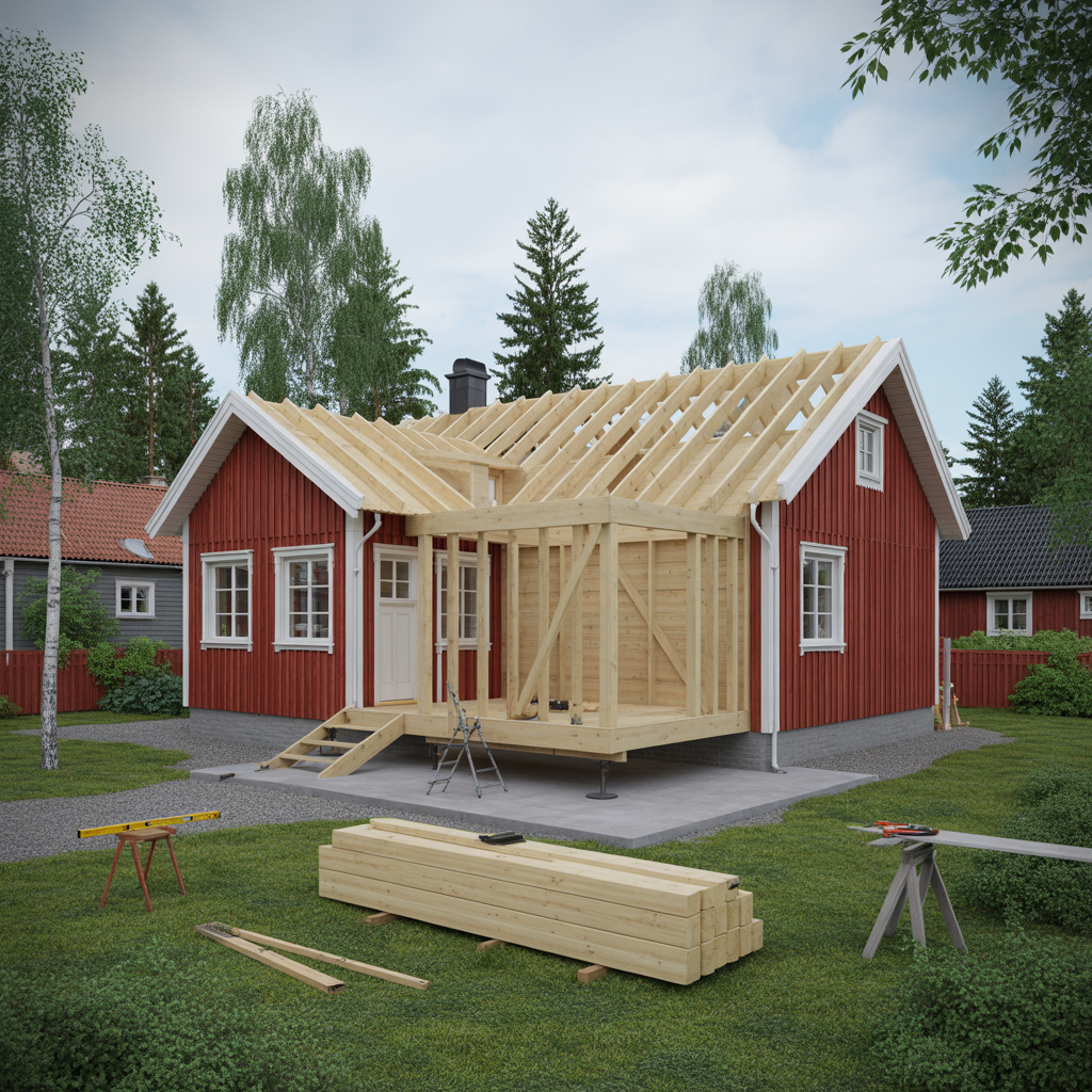 stomresning vid tillbyggnad i tra checklista och tips