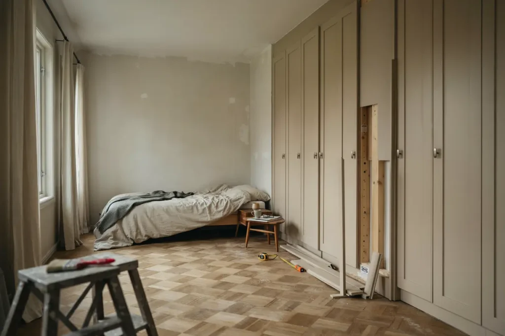 s planerar du platsbyggda garderober med ikea stommar